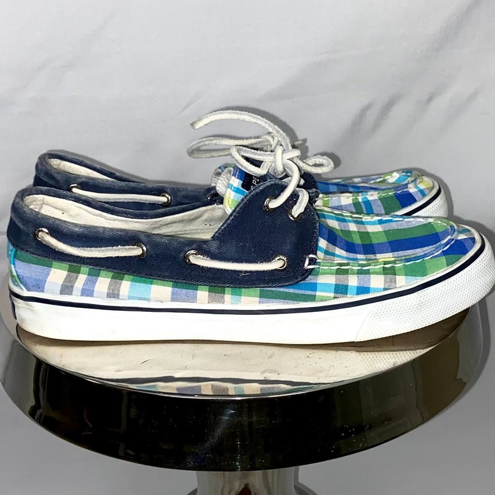 Plaid Blue Sperry